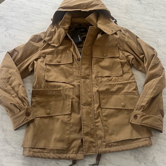 Buck Mason Desert Khaki Storm Stopper Field Jacket Medium New $278 NWT - Picture 4 of 9